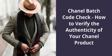 chanel batch|Chanel batch code check.